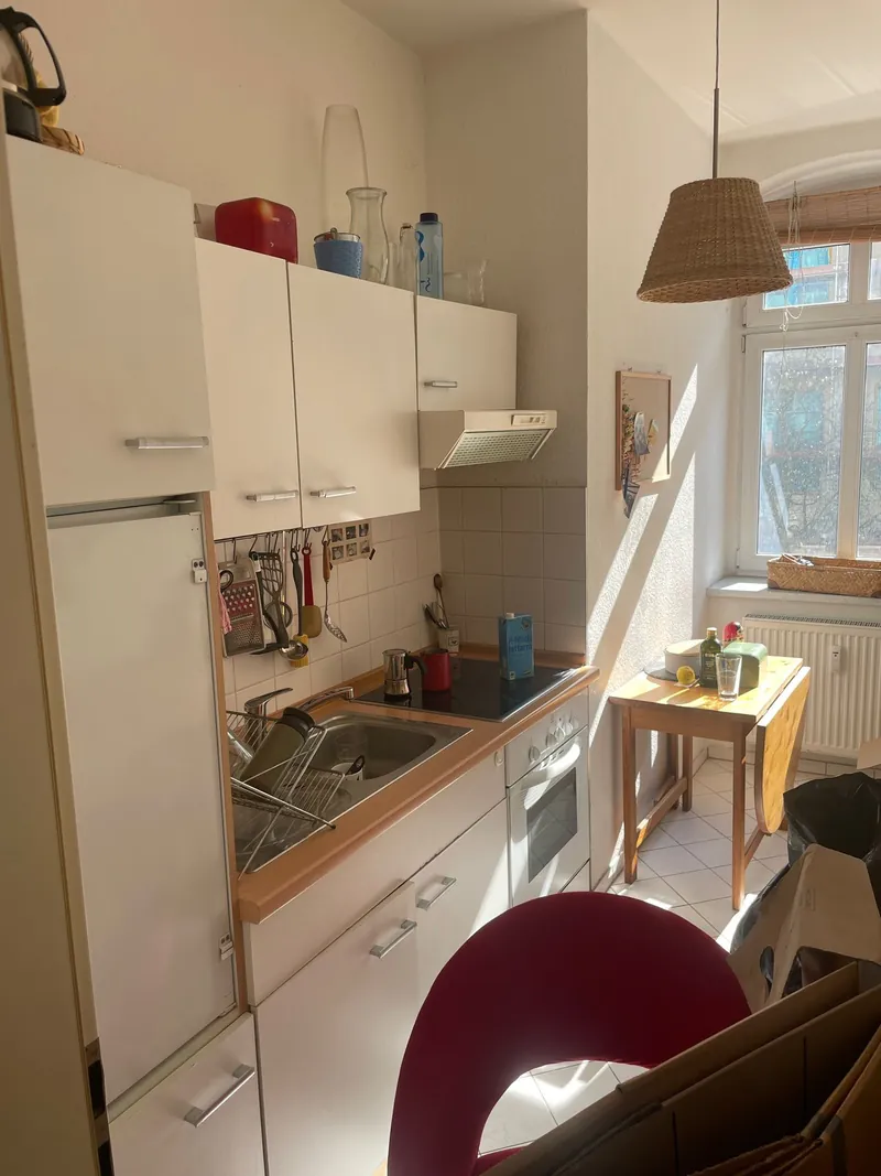 Eingerichtete Küche vor der Haushaltsauflösung